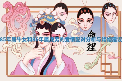 85年属 🥝 牛女和86年属虎男的爱情配对分析与婚 🤟 姻建议