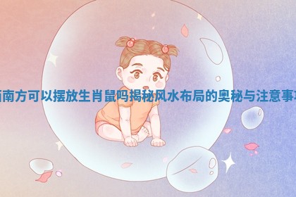 西南方可以摆放生肖 🙁 鼠吗揭秘风水布局的奥秘 🏩 与注意事项